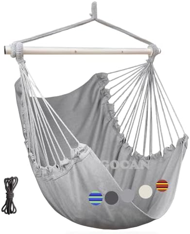 Large Hammock Swing Chair, 39.4 x 53.1in by GOCAN