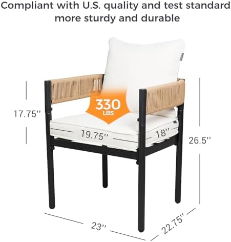 Grand patio 5-Piece Outdoor Dining Set - Image 6