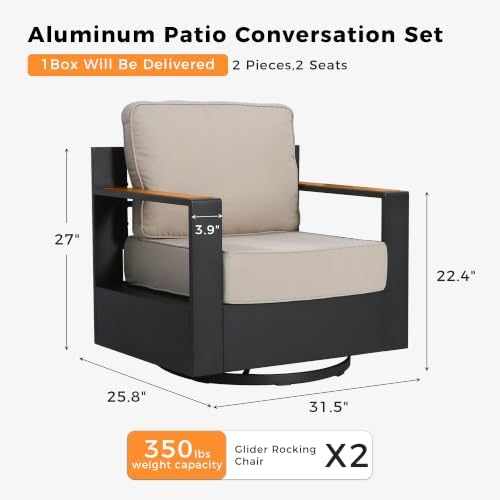 Luxury Outdoor Swivel Chairs - Image 2