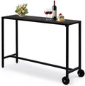 Outvita Outdoor Bar Table with Wheel by Outvita