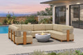 PURPLE LEAF Patio Furniture Set Modular U-Shaped 8 PCS Sectional Sofa by Unknown