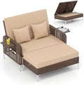 Tangkula Patio Rattan Daybed by TANGKULA