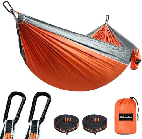 NATUREFUN Ultra-Light Travel Camping Hammock | 300kg Load Capacity, Breathable by NATUREFUN