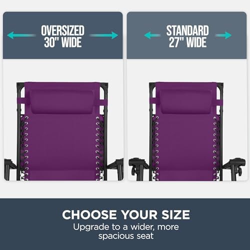 Best Choice Products Oversized Zero Gravity Chair Recliner w/ Canopy - Image 4