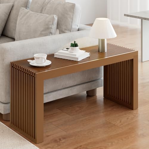 Bamboo Dining Bench 35“ Indoor Wooden Shoe Benches - Image 4