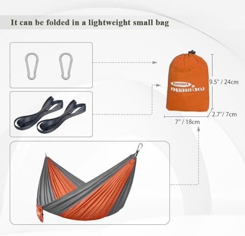Forbidden Road Camping Hammock 400lbs Capacity Portable Hammock - Image 6