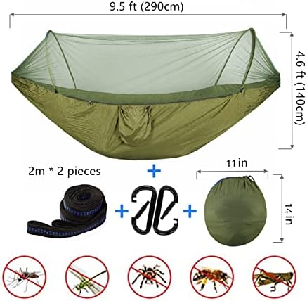 LFL Camping Hammock with Mosquito Net Outside Hammocks with Net - Image 5