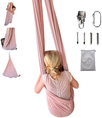 Kids & Adult Sensory Swing Indoor, Hanging Hammock Chair by saintesen