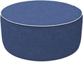 LVTXIII Outdoor/Indoor Inflatable Ottoman, All Weather Water-Repellent Round by LVTXIII