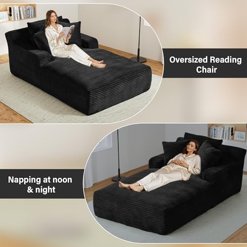 76" Oversized Chaise Lounge Chair Indoor - Image 4