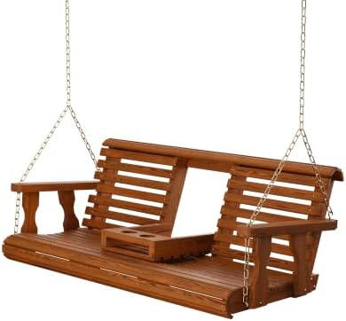 Porchgate Amish Heavy Duty Console Porch Swing by Porchgate