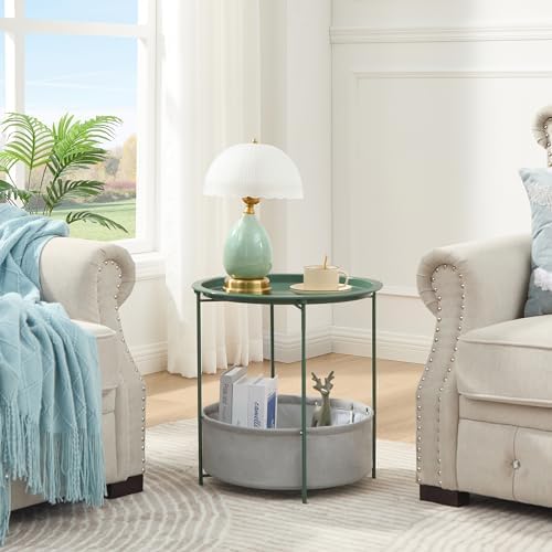 VECELO Round Side/End Table - Image 6