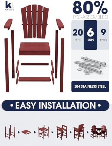 Tall Adirondack Chair Set of 2 - Image 5
