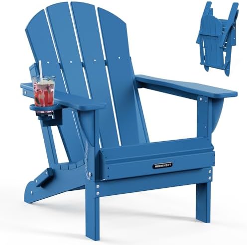 MUCHENGHY Folding Adirondack Chair HDPE by MUCHENGHY