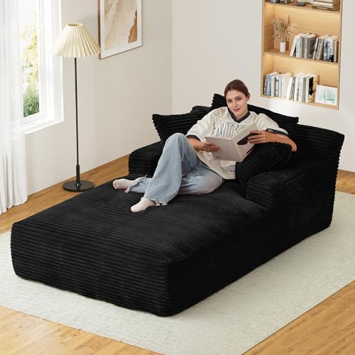 76" Oversized Chaise Lounge Chair Indoor by DAMAIFROMFURNITURE