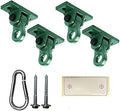 ABUSA Heavy Duty Green Swing Hangers Screws Bolts Included Over 5000 lb by ABUSA