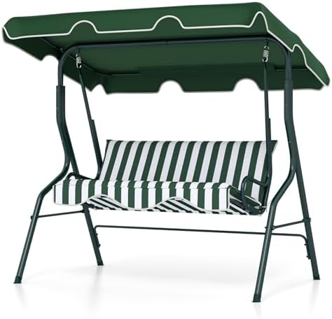 Tangkula 3 Person Porch Swing by TANGKULA