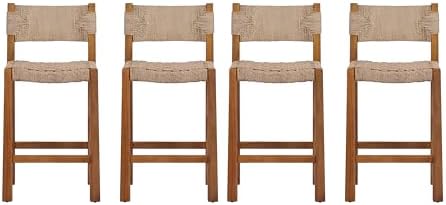 Christopher Knight Home 4-Pack Outdoor Counter Height Bar Stools - Image 4