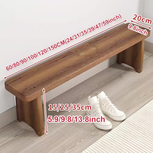 24-59inch Garden Benches for Outdoors, Wooden Bedroom Bed Bench, Indoor Flower - Image 3