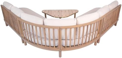 Merax Outdoor 5 Piece Half- Moon Sofa - Image 5