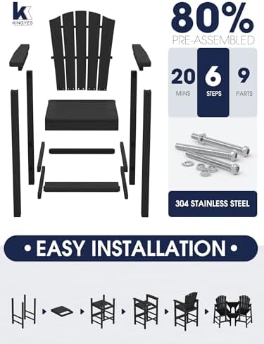 Tall Adirondack Chair Set of 2 - Image 5