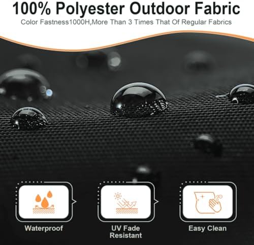 Outdoor Round 66" Daybed Replacement 4 in 1 Cushion Cover - Image 3