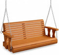 VINGLI 4 FT Heavy Duty Wooden Porch Swing, 880 LBS Outdoor Swing by VINGLI