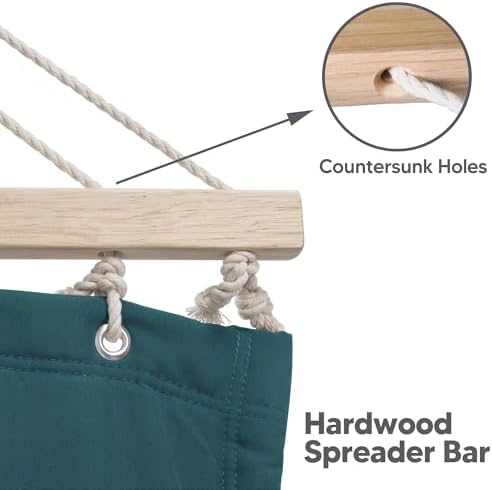 SUNCREAT Replacement Hammock for Stand, 475 lbs Capacity, Dark Green - Image 5
