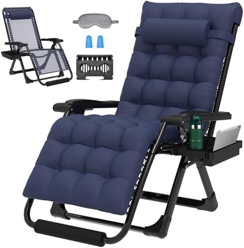 29In XL Zero Gravity Chair, 440LBS by ZENPETIO