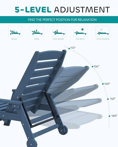 SERWALL HDPE Outdoor Chaise Lounge - Image 4