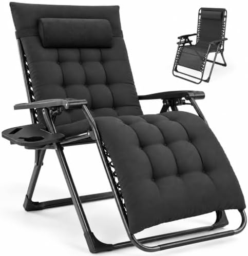 NEWBULIG Zero Gravity Chair, Folding Patio Recliner by NEWBULIG