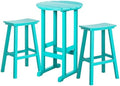 nalone Outdoor Bar Table and Chairs Set, HDPE Bar Table by NALONE