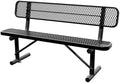 6 Feet Heavy Duty Metal Park Bench by Sunnibety