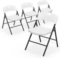 VINGLI Folding Chairs, Plastic Foldable Chair, Capacity up to 350 lbs, Portable by VINGLI