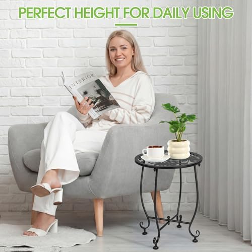 Thyle 2 Pcs Outdoor Side Table - Image 6