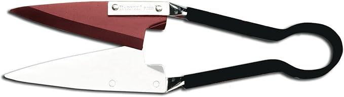 Barnel USA P3333 Topiary and Grass Shear with Sheath, 11-3/4-Inch, Red and White