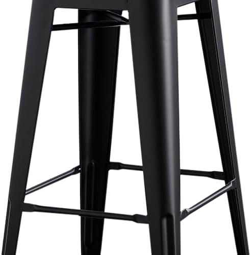 AC Pacific 24” Metal Barstool Set of 4 – Country Rustic Style - Image 7