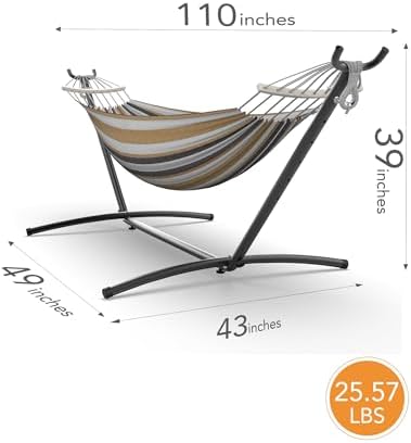 Everyfun Double Hammock with Stand - Image 6