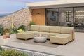 PURPLE LEAF Patio Furniture Set Modular 6 PCS, 2 Ottomans, Coffee Lights by Unknown