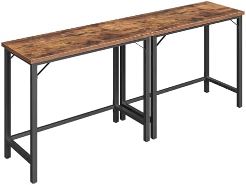 MAHANCRIS Narrow Bar Table, 63-Inch Pub Table by MAHANCRIS