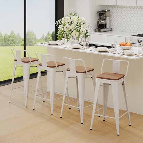 Yongchuang 30 inch Bar Stools Set of 2 Kitchen Bar Height Chairs - Image 7