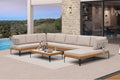 PURPLE LEAF 8 Pieces Patio Sectional Sofa Set by PURPLELEAF