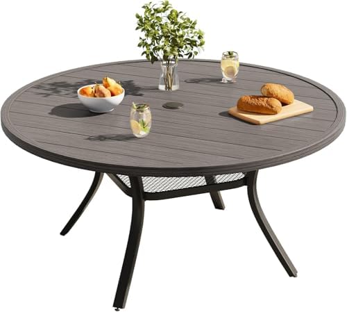 VICLLAX Round Patio Dining Table by HOME