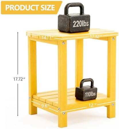 Adirondack Small Outdoor Side Table - Image 2