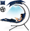 Best Choice Products Hanging LED-Lit Curved Chaise Lounge Chair Swing by BestChoiceProducts