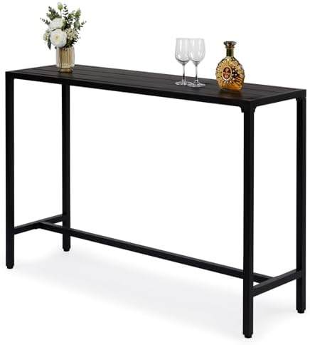 Vasitelan Outdoor Bar Table, Patio Console Pub Height - Image 4