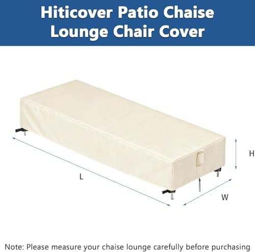 Customized Patio Chaise Lounge Chair Cover 2 Pack - Image 2
