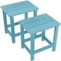 MXIMU Outdoor Side Table Set of 2, Adirondack Table, All Weather by MXIMU