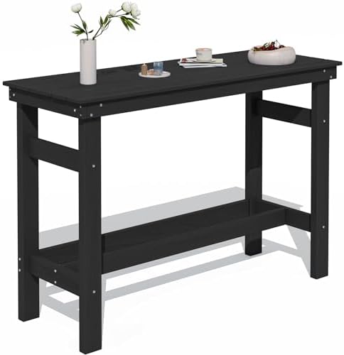 SERWALL 41" HDPE Outdoor Bar Table by SERWALL