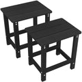 MXIMU Outdoor Side Table Set of 2, Adirondack Table, All Weather by MXIMU